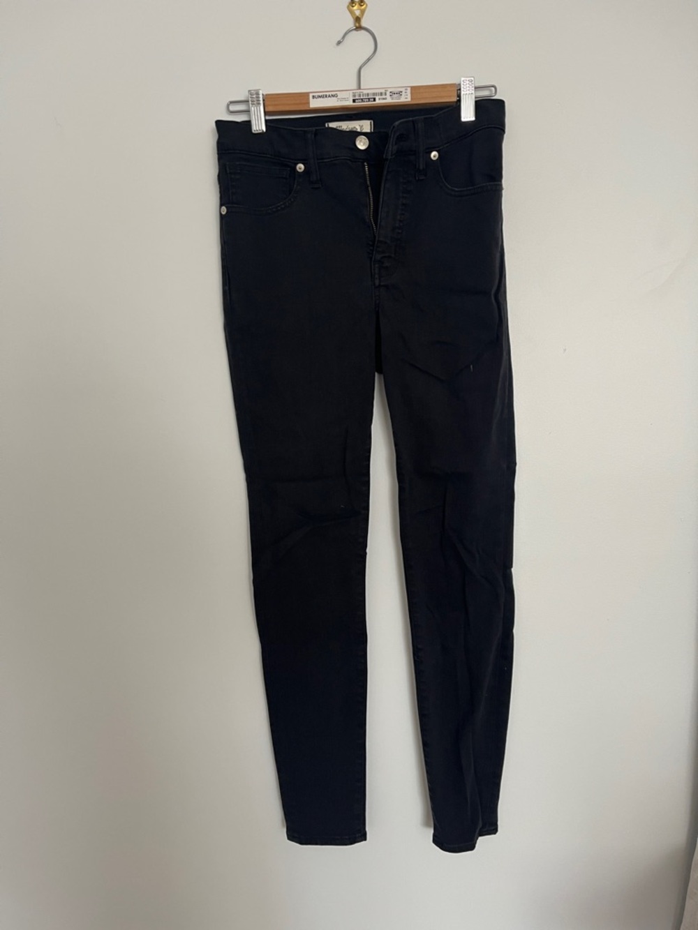 Madewell Black Skinny High-Rise Jeans